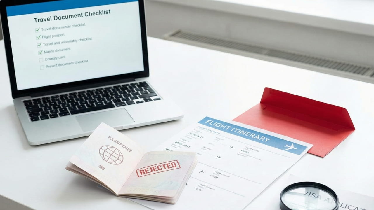 Visa Rejection Reasons Flight Itinerary